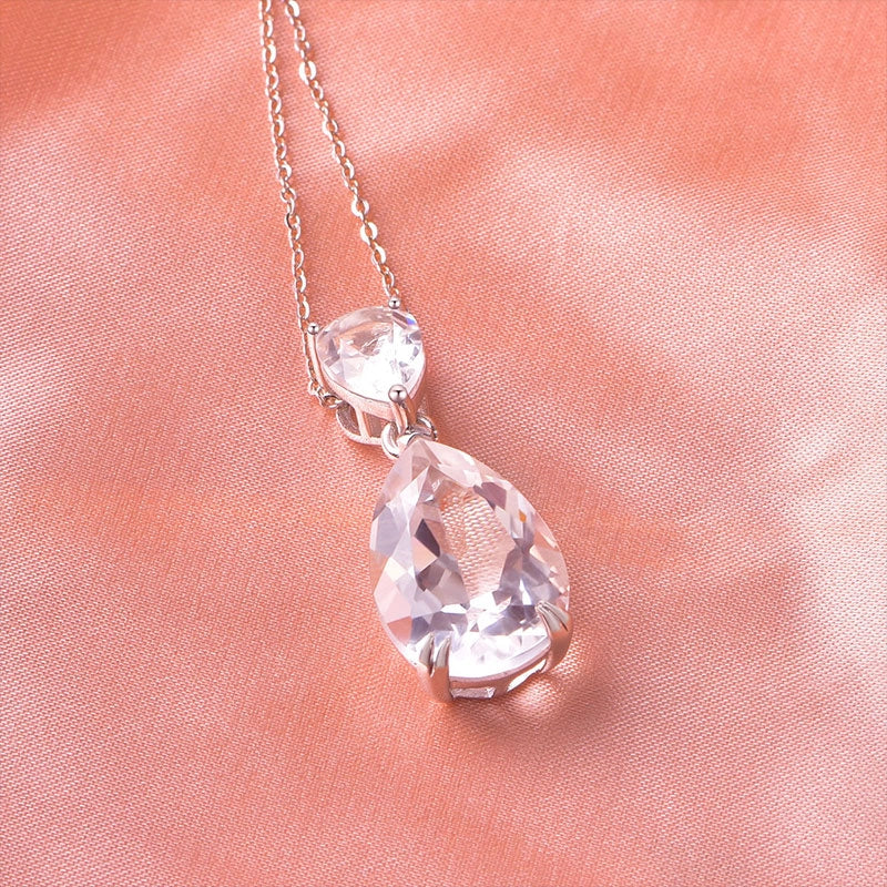 Collier en cristal naturel Star Drop