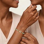 Natural Hetian Jade Lotus Bracelet - Pure Heart, Tender Love
