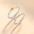 Sun & Star Couple Rings – Luck That Follows You Day and Night