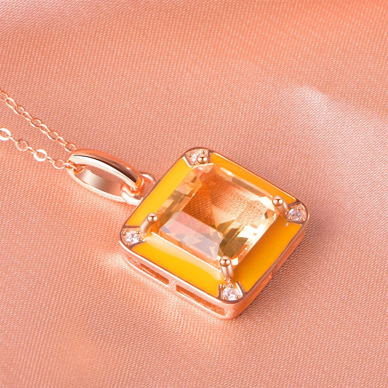 Collier Cristal Naturel Douce Maison