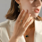 Bague en améthyste naturelle irrégulière – Calme l'esprit, approfondit l'intuition, attire la paix