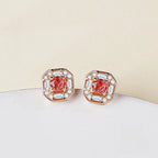 Boucles d'oreilles en cristal naturel « Cœur guéri »