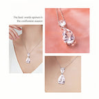 Collier en cristal naturel Star Drop