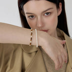 Collier en cristal naturel couronne vintage