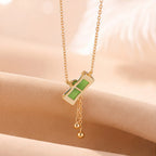 Collier à ajustement facile en quartz clair - Pureté intérieure et expression claire