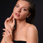 Collier Cœur Étincelant en Cristal Naturel