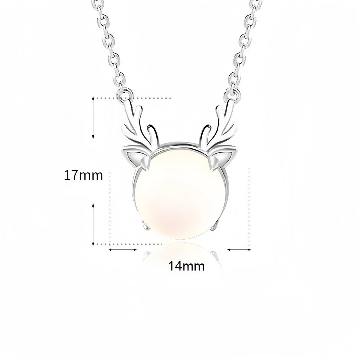 Pendentif Trèfle à quatre feuilles bleu en cristal naturel – Cadeau porte-bonheur pour elle / Maman