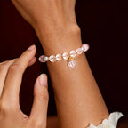 Perfume Bottle Rose Quartz/Kunzite Bracelet – Attract Love, Relieve Anxiety