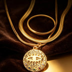 Collier mauvais œil omniscient