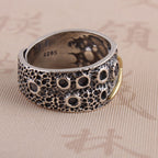 Bague en améthyste naturelle irrégulière – Calme l'esprit, approfondit l'intuition, attire la paix