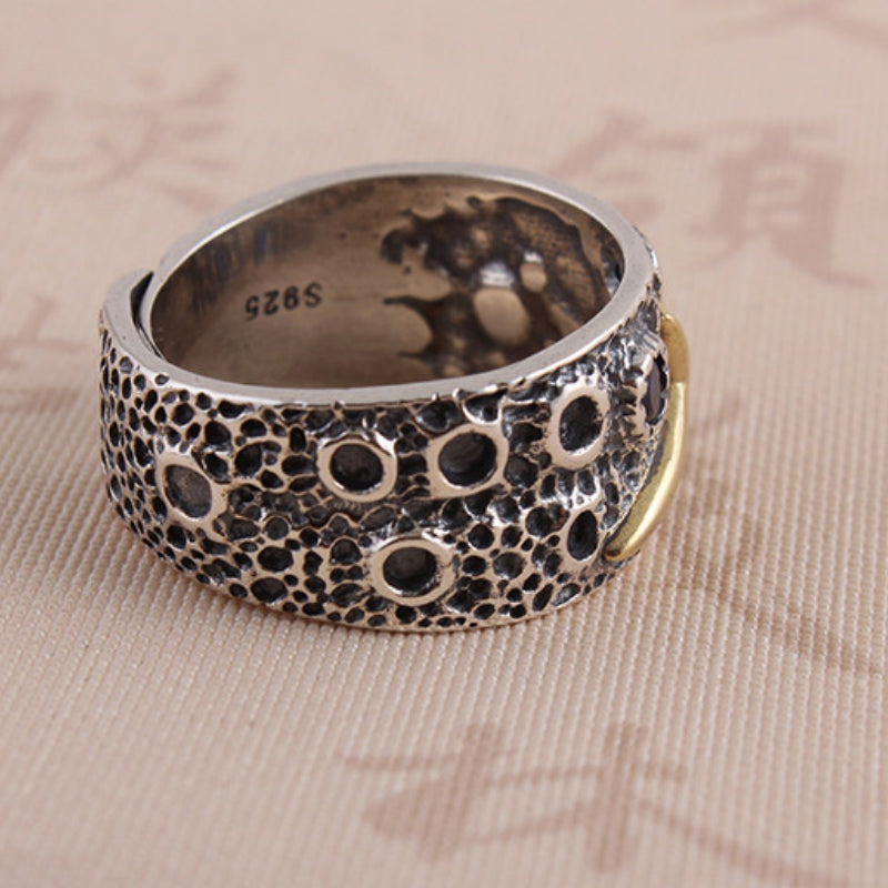 Bague en améthyste naturelle irrégulière – Calme l'esprit, approfondit l'intuition, attire la paix