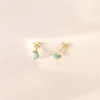 Star & Moon Turquoise Necklace Jewelry Set - Positive Vibes, Steady Peace