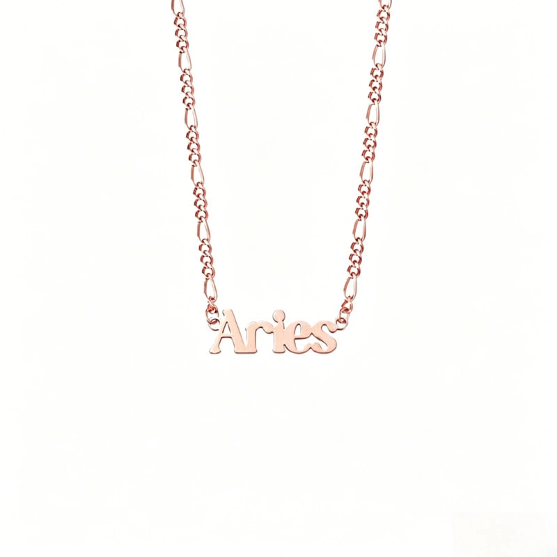 Customized Letter Necklace S925 Pure Silver Necklace English Name Necklace