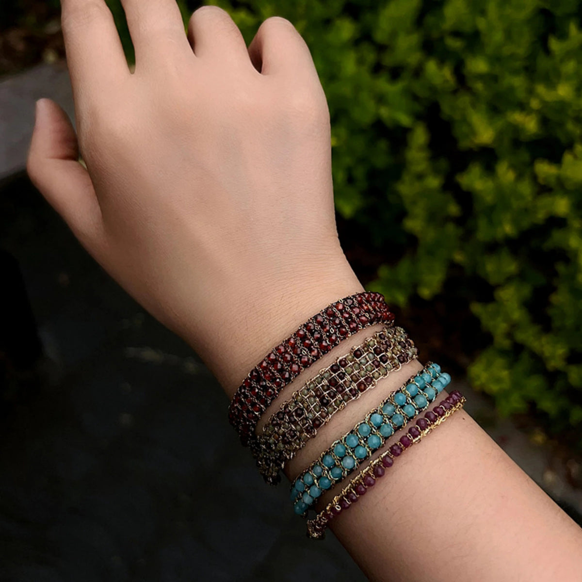 Collier en cristal naturel couronne vintage