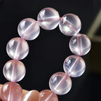 Bracelet Rose en Cristal Naturel pour l'Amour et le Romance
