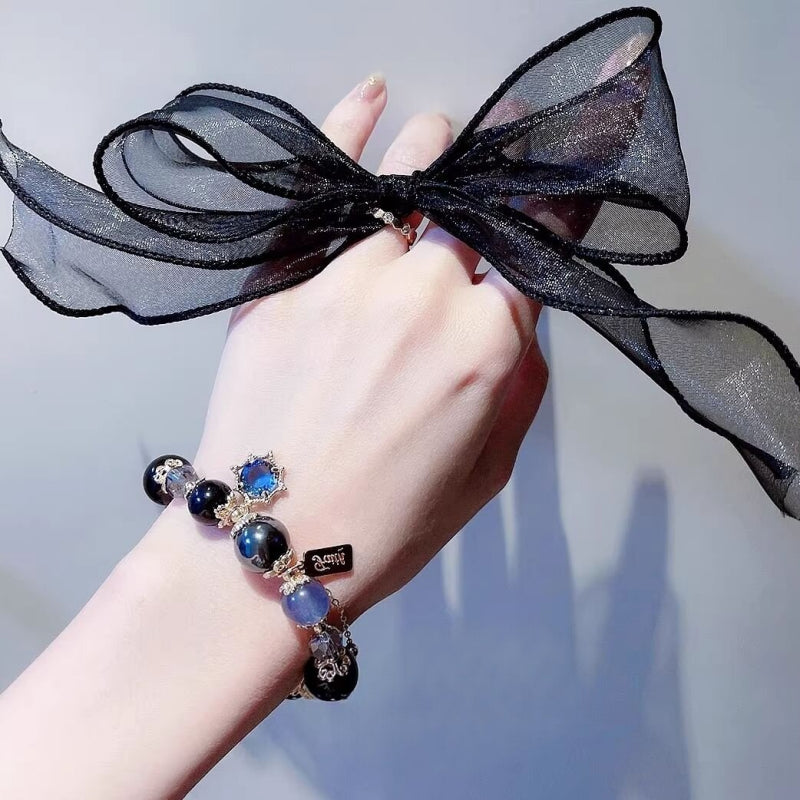 Obsidian Bracelet – Ground Energy, Clear Aura, Protect Your Light