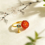 Bague Lotus Vintage Française - S'élever au-dessus de la Négativité et Protéger son Énergie