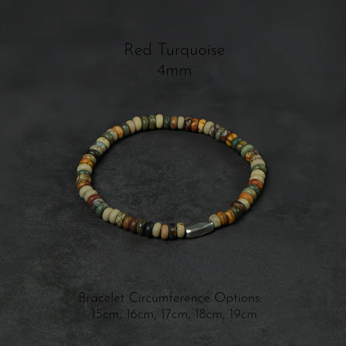 Vintage Natural Stone Beaded Bracelet - Ease Stress & Embrace Serenity
