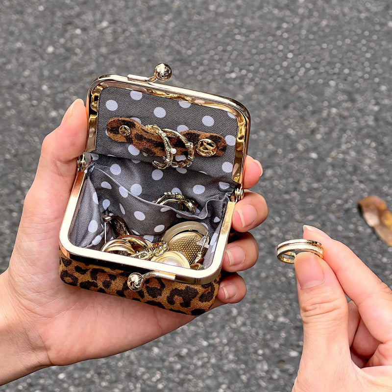 Mini Soft Leather Jewelry Container Box