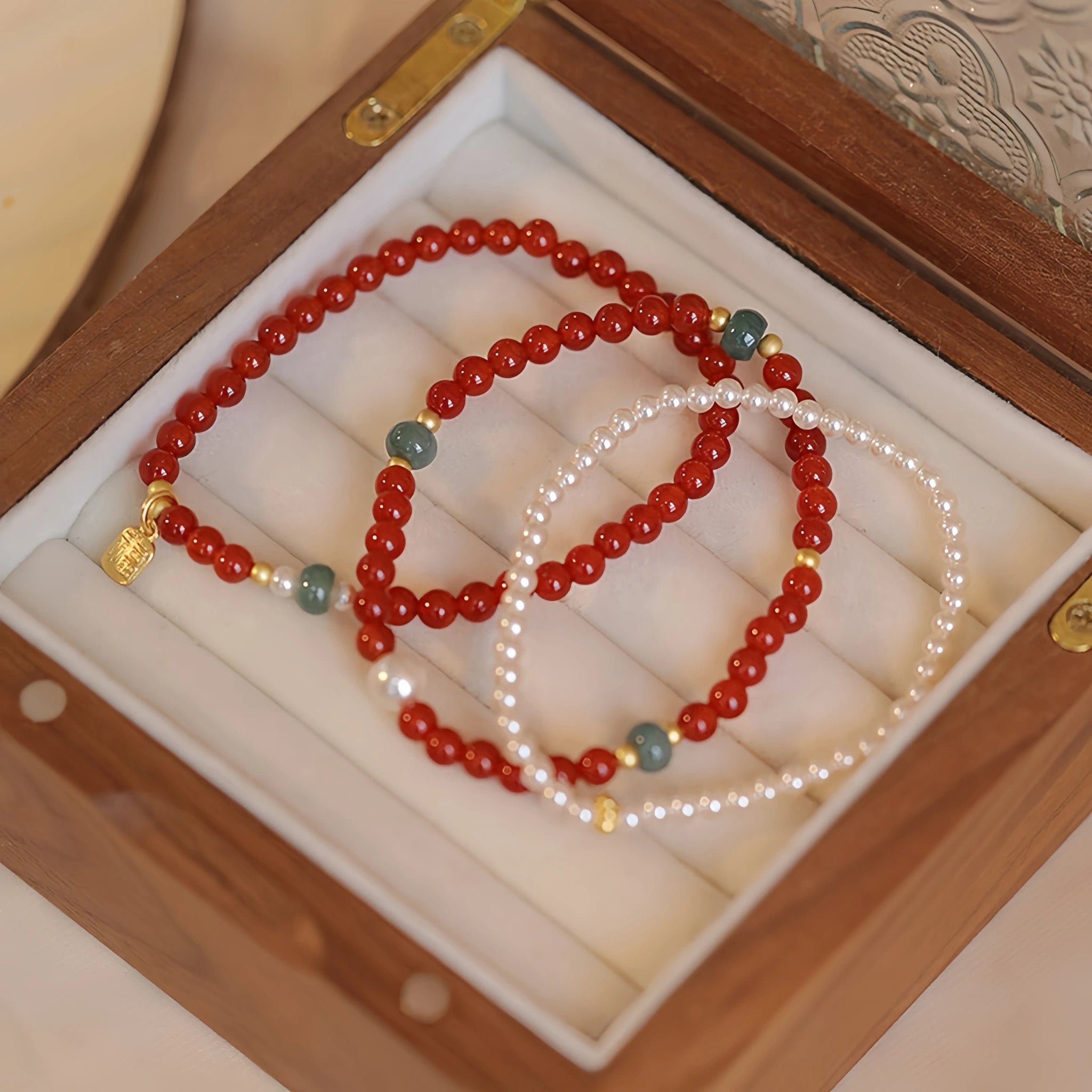 Collier en cristal naturel couronne vintage