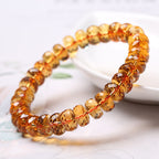 Bracelet en cristaux naturels du chakra du plexus solaire