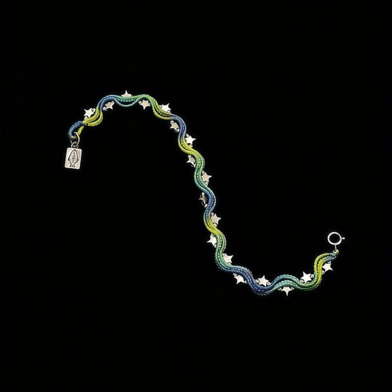Wave Lucky Star Woven Bracelet - Freedom and Healing