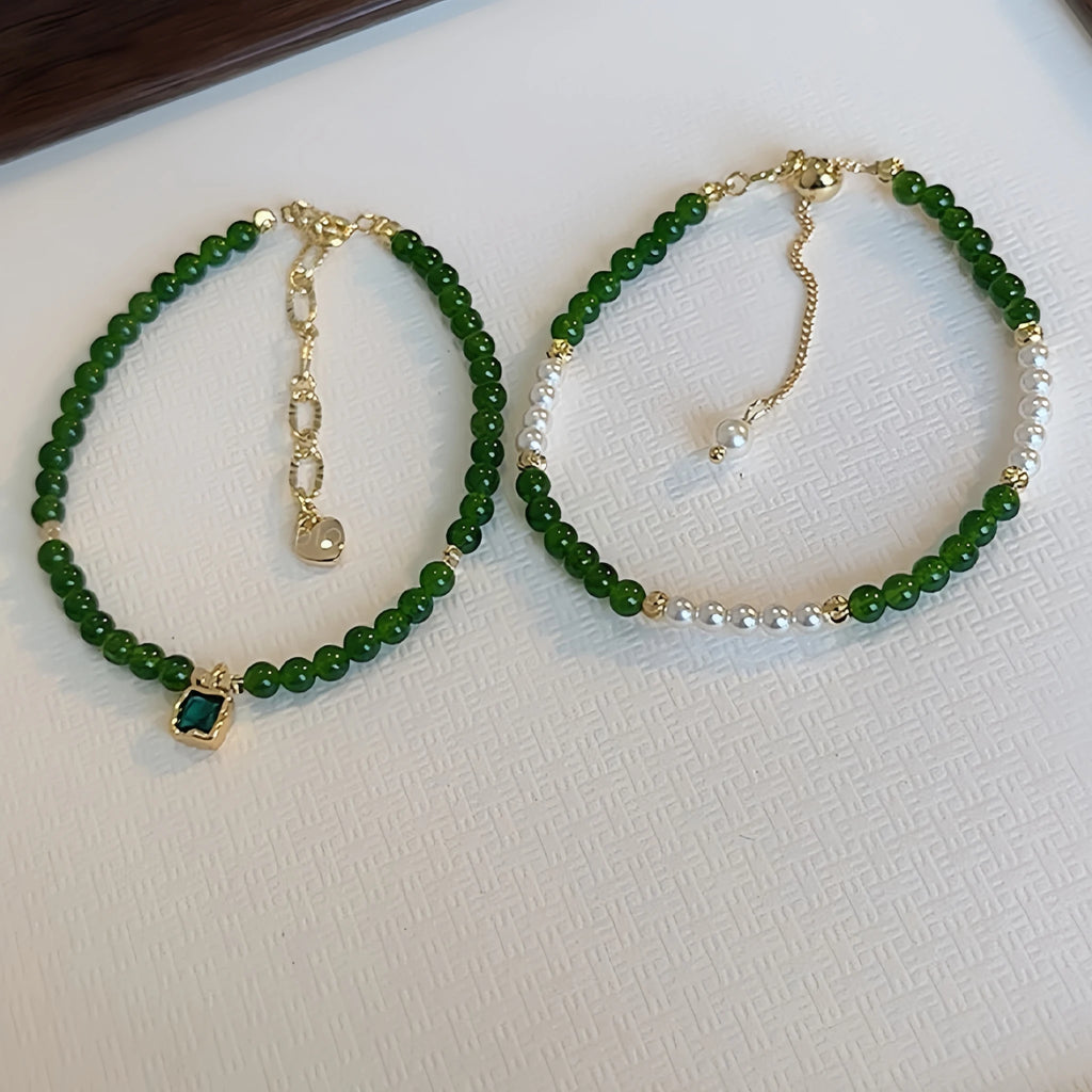 Collier en cristal naturel couronne vintage