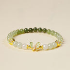 Butterfly Hetian Jade Gradient Bracelet - Calm Mind, Steady Good Fortune