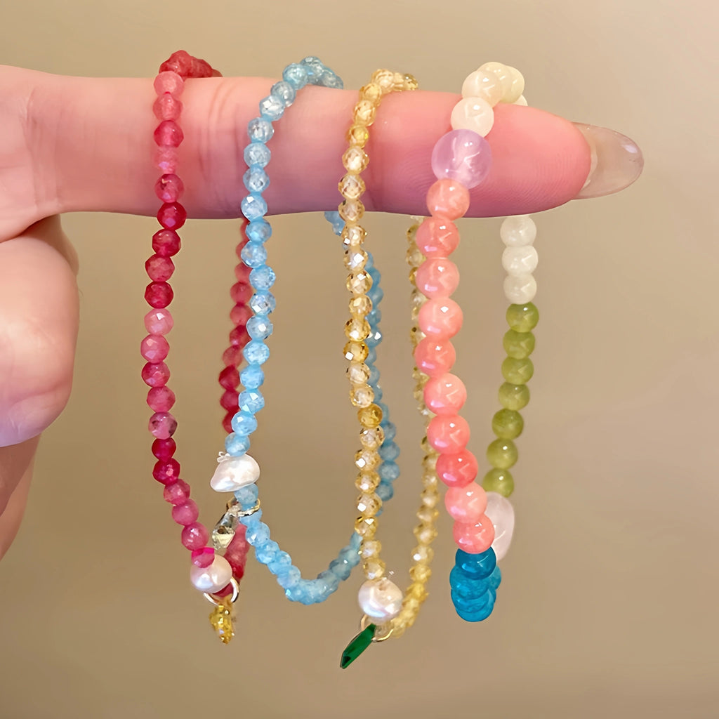 Collier en cristal naturel couronne vintage