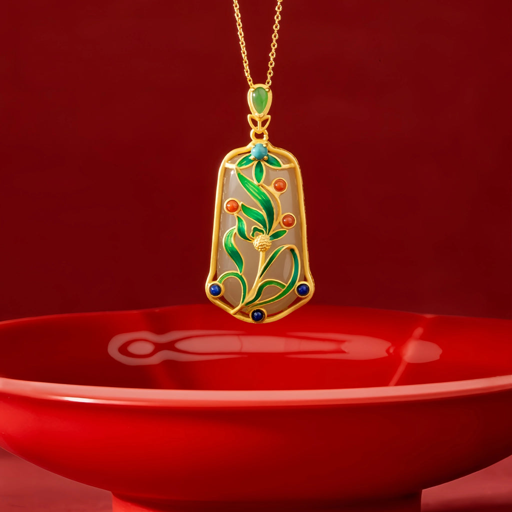 Collier en cristal de quartz clair Pendentif facetté irrégulier