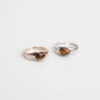 Natural Tiger Eye Stone Ring With Retro Temperament, Light Luxury Versatile Ring