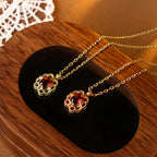 Collier Sakura en jade Hetian