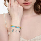 Mixed Agate & Mother‑of‑Pearl Bracelet - Protection & Vibrant Vitality