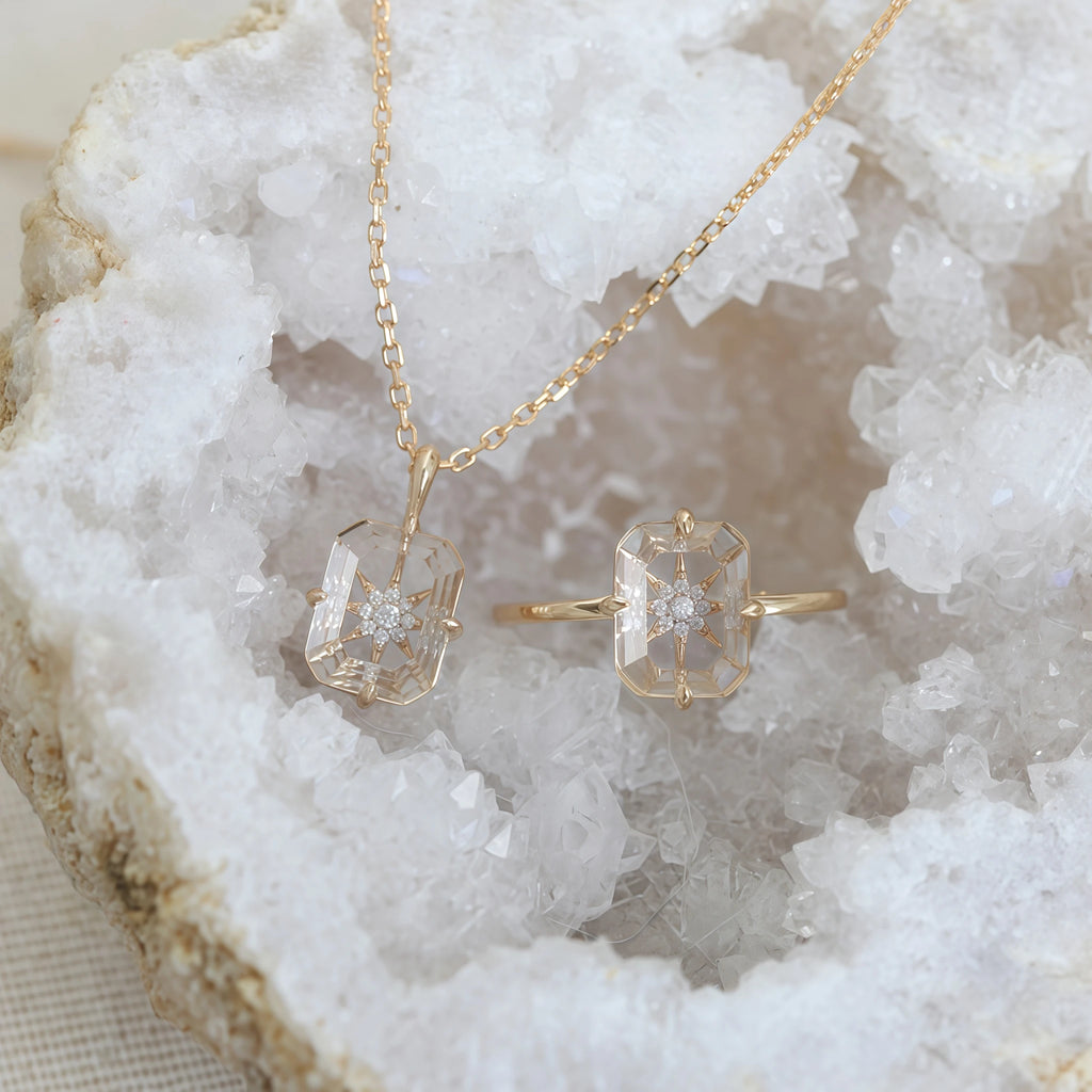 Collier Sakura en jade Hetian