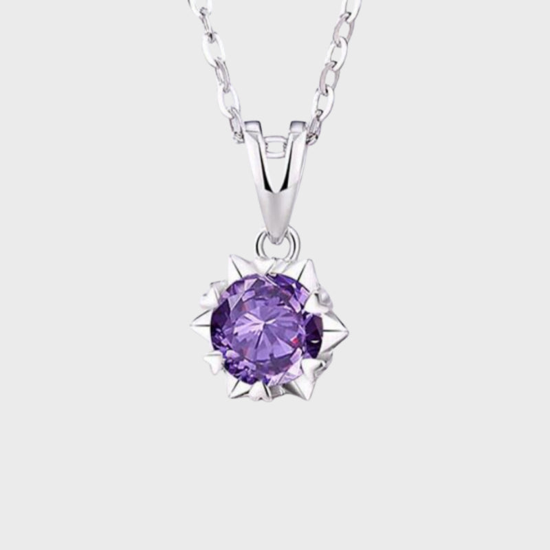 Amethyst Fortune Necklace Star Violet