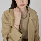 Collier en cristal naturel couronne vintage