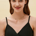 Sterling Silver 18K Gold Plated 26 Letter Custom Necklace Minimalist Versatile Personalized Name Choker