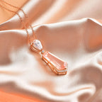 Collier en Cristal Naturel Larme d'Amour