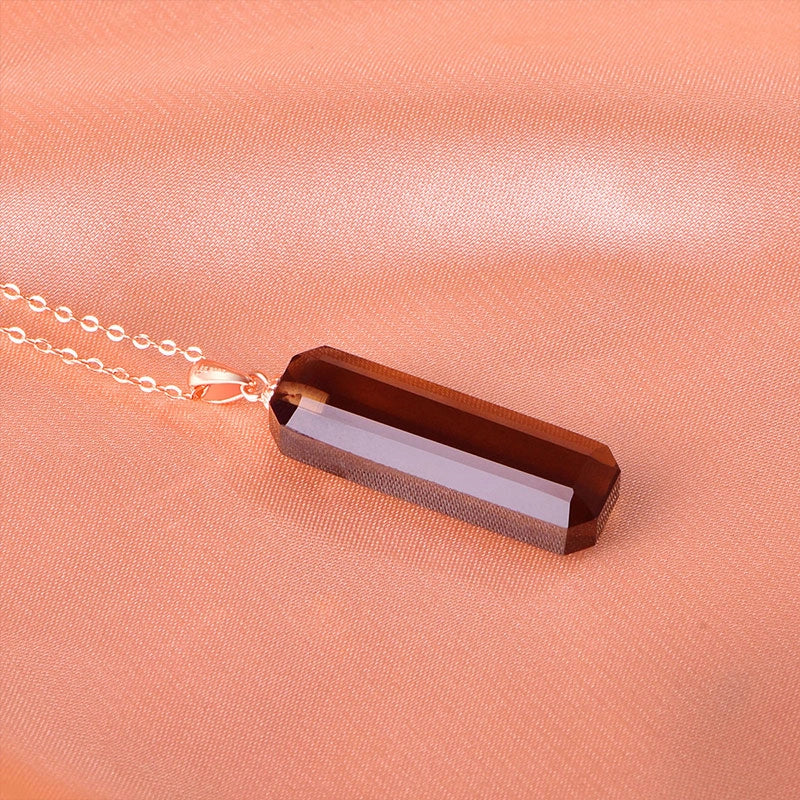 Collier en cristal naturel amour éternel