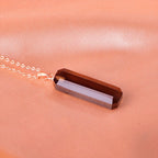 Collier en cristal naturel amour éternel