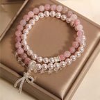 Bracelet de cinabre naturel Renouveau Lotus Rouge