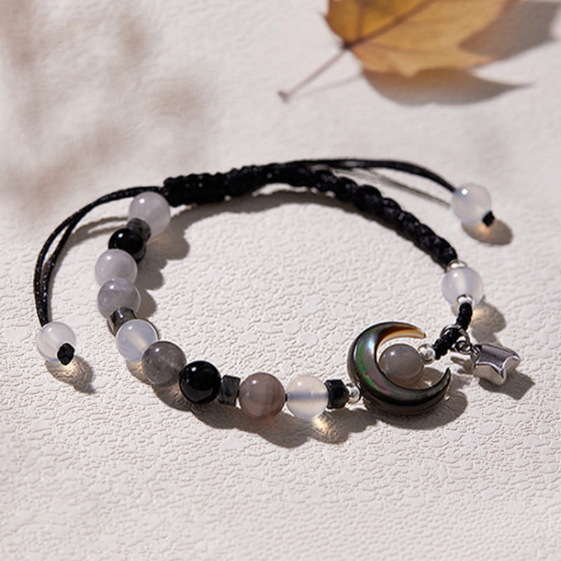 Bracelet Lune et Étoile Pacte d'Amour
