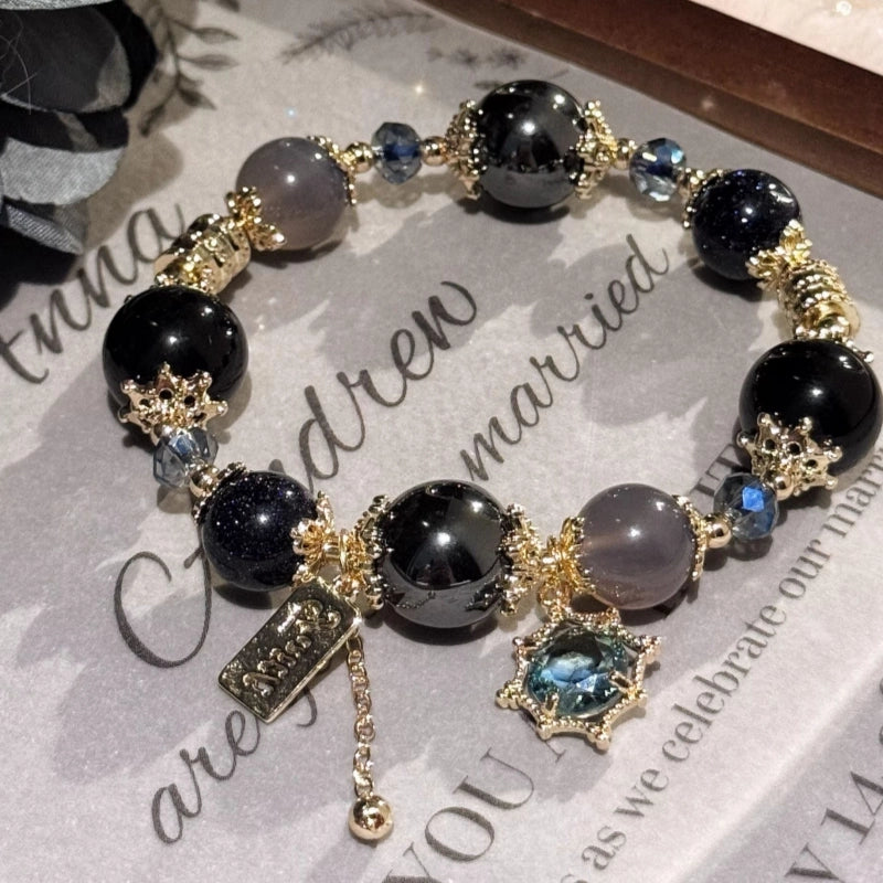 Obsidian Bracelet – Ground Energy, Clear Aura, Protect Your Light