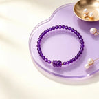 Bracelet Pi Xiu Violet en Cristal Naturel