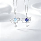 Day & Night Moon Star Necklace —echo each other / resonate with each other