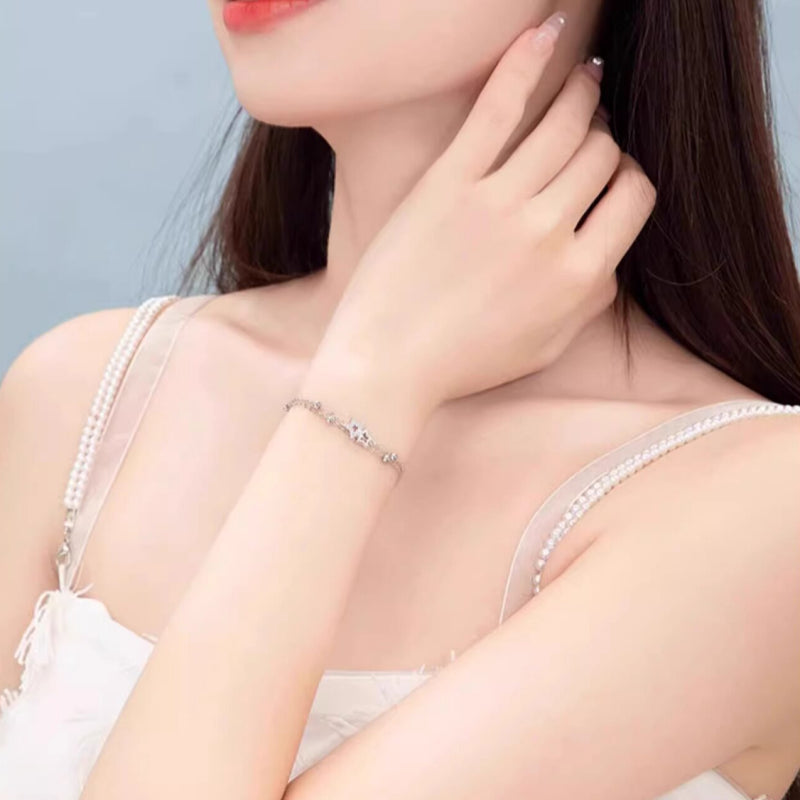 Bracelet Lune et Étoile Pacte d'Amour