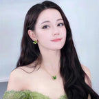 Collier Sakura en jade Hetian