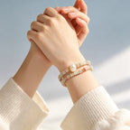 Bracelet de cinabre naturel Renouveau Lotus Rouge