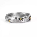 Starry Moon & Sun Couple Ring – Brings Good Luck & Positive Energy