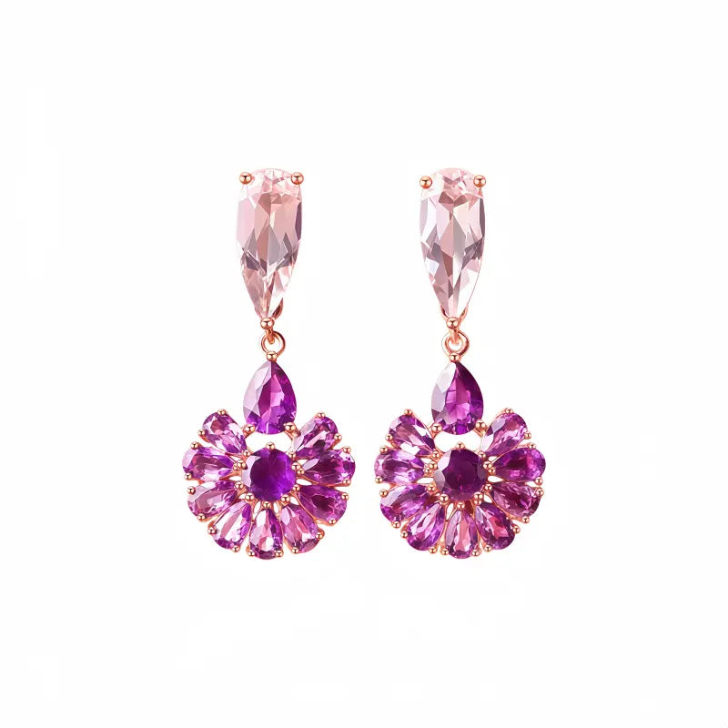 Stilla Vigil Natural Crystal Earrings